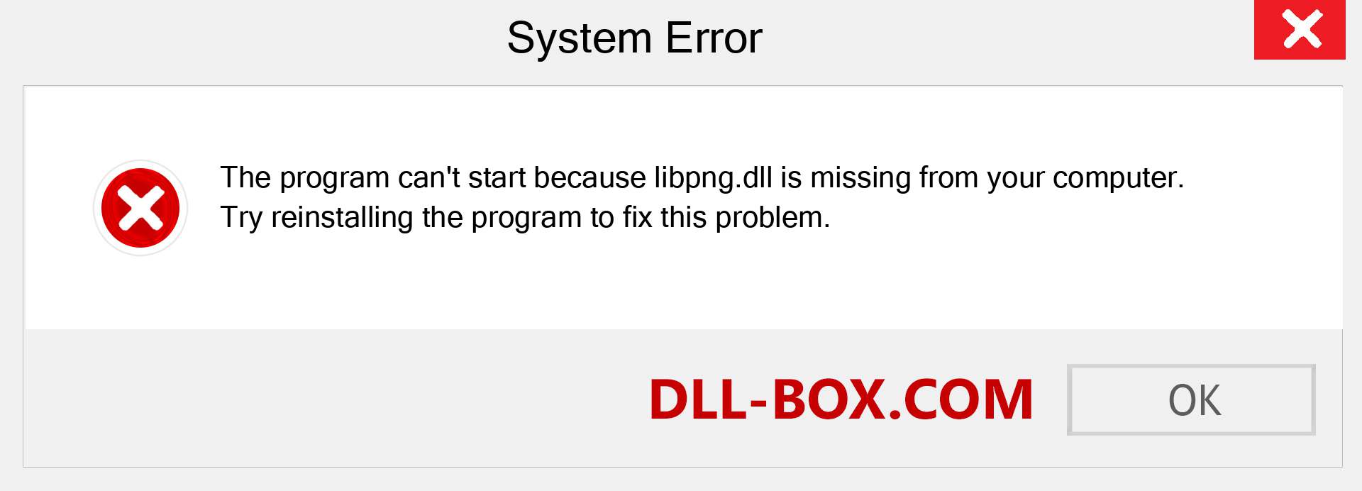  libpng.dll file is missing?. Download for Windows 7, 8, 10 - Fix  libpng dll Missing Error on Windows, photos, images